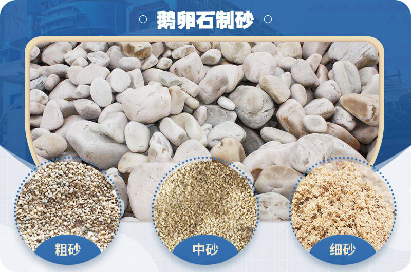 風化石，鵝卵石制砂